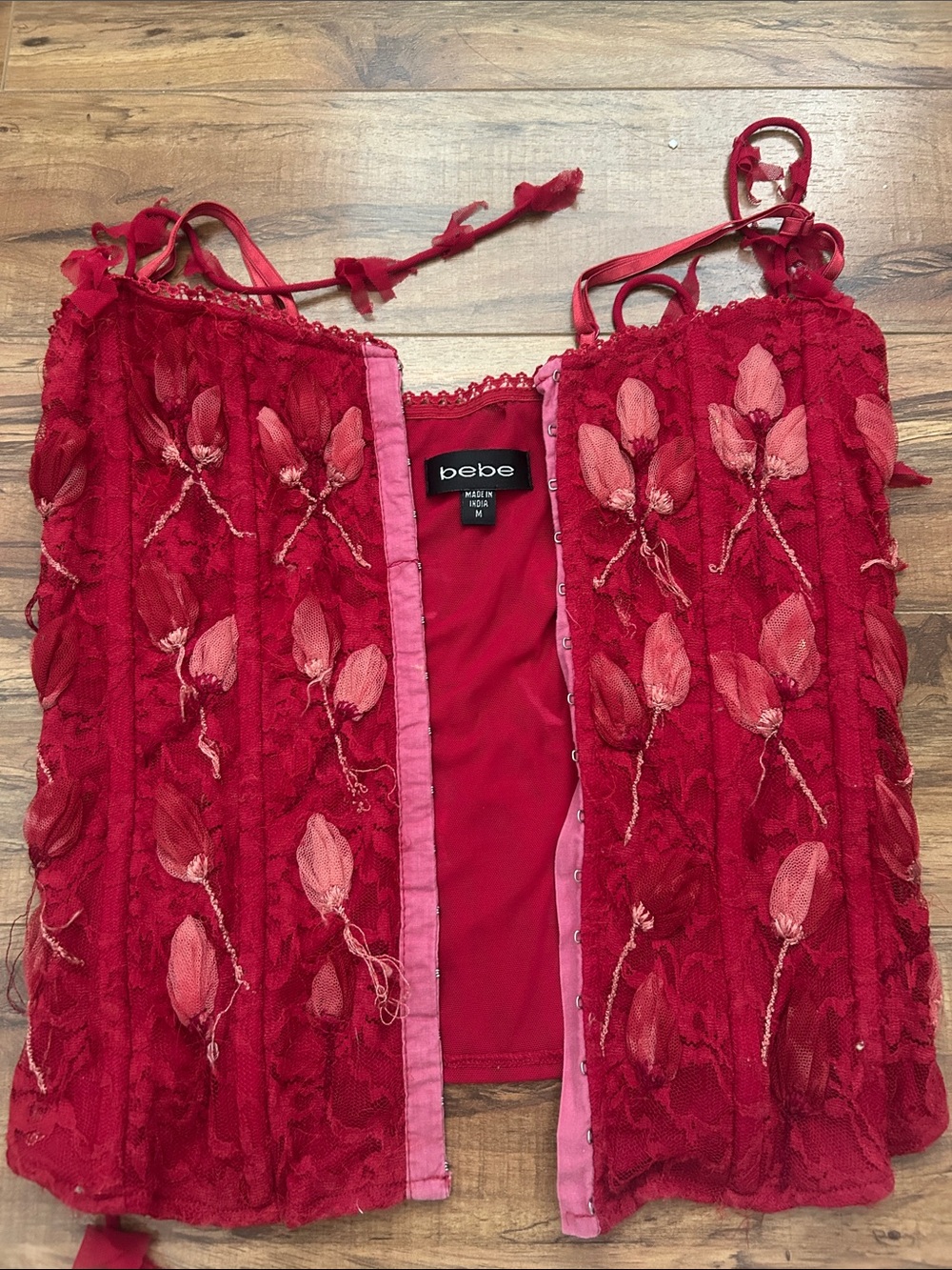 Archival Rare Bebe Floral Corset - Picture 7 of 8